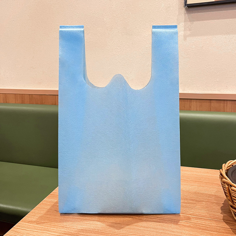 Non-Woven Vest Bag Supermarket Shopping Bag Custom Hand Bag Packing Bag Environmentally Friendly Bag Hand Bag Environmentally Friendly Bag