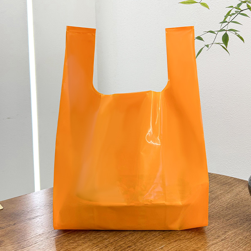 Vest-Type Plastic Packaging Bag Supermarket Convenient Shopping Tote Bag Disposable Food Cake Bread Packaging Bag