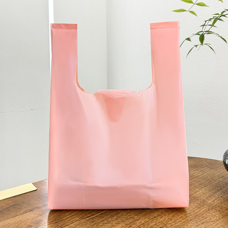 Vest-Type Plastic Packaging Bag Supermarket Convenient Shopping Tote Bag Disposable Food Cake Bread Packaging Bag