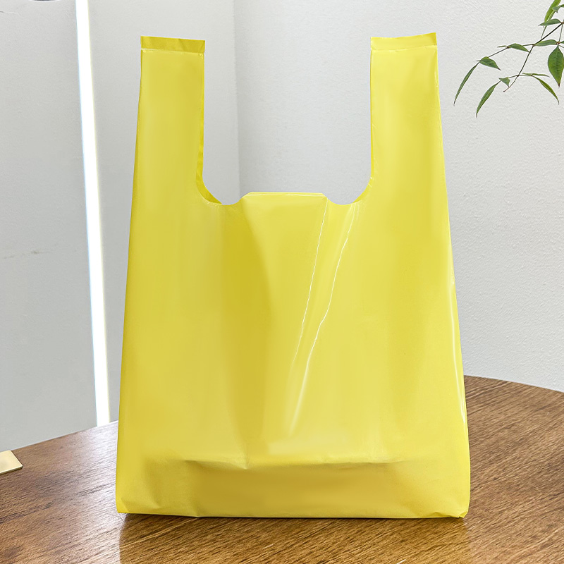 Vest-Type Plastic Packaging Bag Supermarket Convenient Shopping Tote Bag Disposable Food Cake Bread Packaging Bag